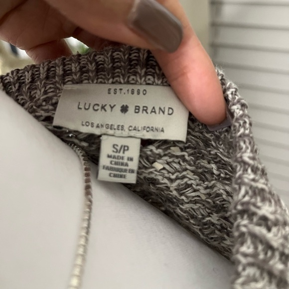 Lucky Brand Fringe Knit Sweater - Picture 4 of 5